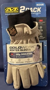 Mechanix Wear - Gants de travail hiver 100g isolants Durahide - Moyen - Lot de 2 paires - Photo 1/2