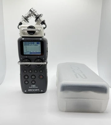 Zoom H5 Handy 4-Track Portable Audio Recorder XYH-5 XY STEREO MIC +Case TESTED✅ - Image 1 of 4