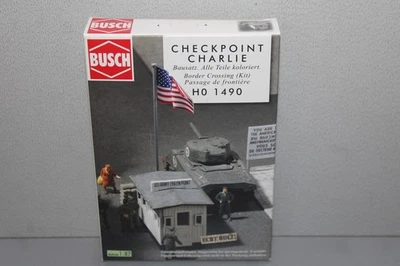 Busch 1490 Kit Checkpoint Charlie Gauge H0 Boxed - Image 1 of 2