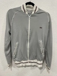 Vintage 90’s Christian Dior Monsieur Zip Terry Track Jacket Running Sz M - Picture 1 of 4