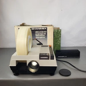 Diaprojektor HANIMEX Rondette 1500 RF mit Fernbedienung Anleitung Box & Rad UK - Bild 1 von 22
