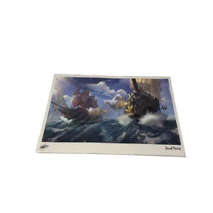 Sea of Thieves Pirate Life Ship Limited Edition Art Print Signed Rare - Picture 1 of 6
