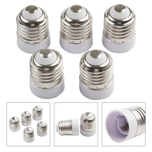 Brand New Light Bulb Socket Lamp Holder 5PCS Bulb Base Adapter E27 To E17 - Picture 1 of 12