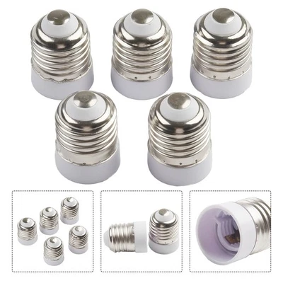 Brand New Light Bulb Socket Lamp Holder 5PCS Bulb Base Adapter E27 To E17 - Image 1 of 4