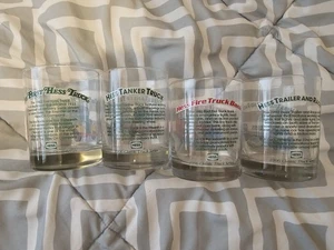 HESS TRUCK 1996 COMPLETE set (4) of tumbler glasses - Bild 1 von 4