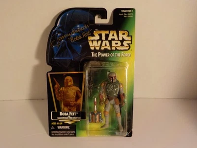 LS Star Wars Power of the Force POTF2 Boba Fett Autographed Jeremy Bulloch - Image 1 of 4