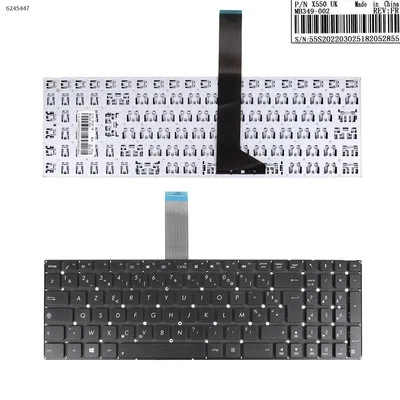 FR Laptop Keyboard for ASUS X550E X550EA X552L X552LD X552MD X552WA X552WE Black - Image 1 of 4