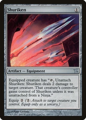 (1x) SHURIKEN - Betrayers of Kamigawa – MTG Magic the Gathering Card - Image 1 of 4