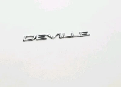 2000-2005 CADILLAC DEVILLE ЗАДНИЙ ХРОМ ЭМБЛЕМА ЛОГОТИП ЗНАЧОК СИМВОЛ OEM - Изображение 1 из 3