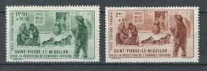 LOTE CONJUNTO CORREO AÉREO SAN PIERRE MIQUELÓN COLONIAS FRANCESAS NIÑOS MH (STP 673) - Imagen 1 de 1