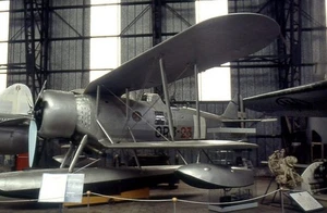 IMAM Ro-43 RO43 idrovolante caccia scrivania legno aereo nuovo modello piccola scala 1/48 - Foto 1 di 10