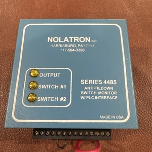 NOLATRON CONTROL MODULE 4485 ANTI-TIEDOWN SWITCH MONITOR W/ PLC INTERFACE - Picture 1 of 6