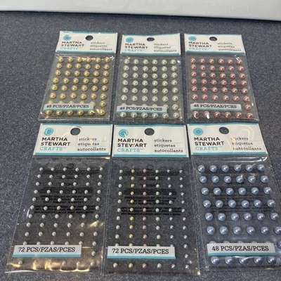 Kit de adorno de perlas artesanales Martha Stewart nuevo en caja tarjetas álbum de recortes Foto 1 de 4