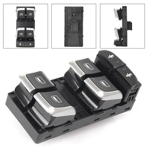 Interruttore alzacristalli elettrico master lato guida anteriore sinistro per AUDI A6 S6 C7 A7 Q3 - Foto 1 di 10