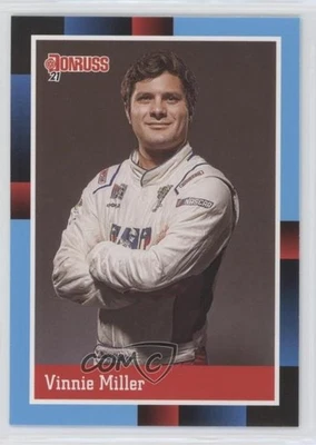 2021 Panini Donruss NASCAR Retro 1988 Carolina Blue Vinnie Miller #190 - Image 1 of 2