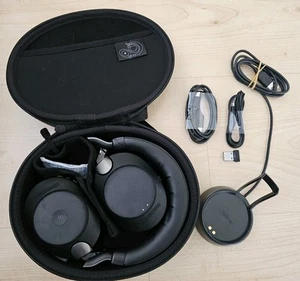 Jabra Evolve2 85 Stereo Wireless Headset with Charging Stand (UC, USB-A) - Bild 1 von 3