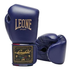 Leone Orlando Classico Tricolore Blue Boxing Gloves 10oz 12oz 14oz 16oz 18oz - Picture 1 of 5