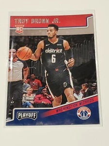 2018-19 Panini Chronicles Playoff Troy Brown Jr. RC Washington Wizards - Imagen 1 de 2