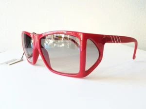 NOS 1980s Unused Vintage Gianni Versace Red 875 794 Quad Lens Sunglasses - Picture 1 of 11