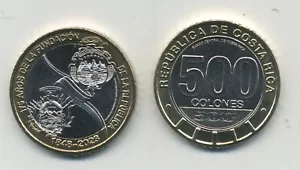 Costa Rica 2023 500 Colones 175Th Republik KM NEU UNC - Bild 1 von 3
