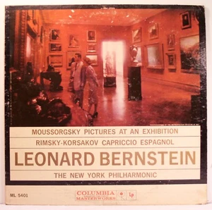 Moussorgsky Pictures at an Exhibition Leonard Bernstein LP [Columbia 6-eye] - Picture 1 of 7