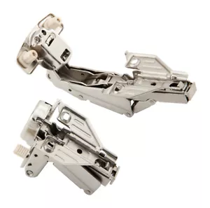 STG Hardware Kitchen Drawer 165 Degree Clip on Self Closing Hinge with Plate - Picture 1 of 2