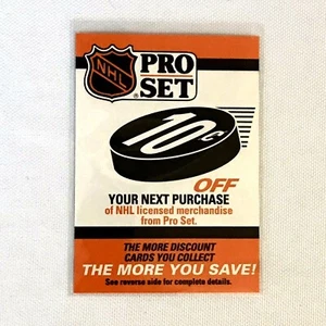 Juego profesional de la NHL 1992 10 centavos de descuento en tu próxima tarjeta de compra nueva como nueva/como nueva - Imagen 1 de 4