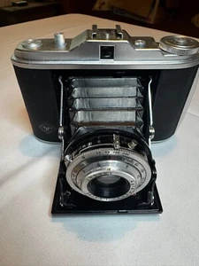 AGFA MUNICH ISOLETTE I 1 6x6 cm camera, AGNAR 4.5 / 85mm c.1952-1960 with case - Picture 1 of 6