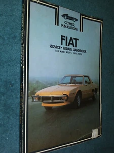 1971-1975 Fiat 128 y X1/9 manual de tienda/libro de Clymer 1971 1972 1973 1974 1975 - Imagen 1 de 6