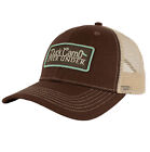 Over Under Clothing Duck Camo Logo Patch Mesh Back Trucker Hat, Brown/ Khaki