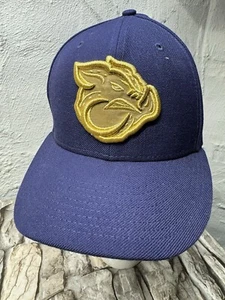 New Era LEHIGH VALLEY IRON PIGS Blue Gold Minor League Baseball Snapback Cap Hat - Picture 1 of 10