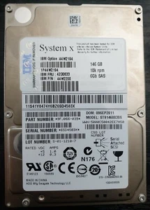 IBM 43X0824 43X0825 42C0248 Hard Drive 146GB 10K SAS 2.5 Hard Drive - Picture 1 of 1