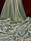 Light Green Crepe Back Satin Fabric 58 Inches Wide Meter Fat Quarter Rolls