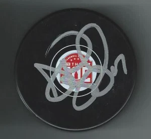 David Legwand Signed Detroit Red Wings Joe Louis Arena JLA Farewell Season Puck - Picture 1 of 1