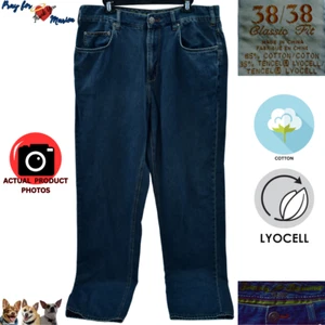 Tommy Bahama 38/38 Classic Fit Five-Pocket Jeans 65% Cotton 35% Tencel Lyocell - Picture 1 of 8