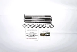 Kawasaki KH100 G5/G6/G7/G8 - 1984 to 1987 - Engine Mounting Bolts - S/Steel - Picture 1 of 4