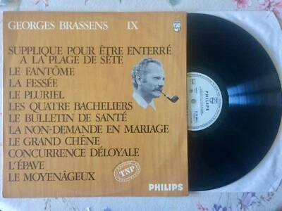 GEORGES BRASSENS IX  -  PHILIPS Mono P 77.854 L - Photo 1/4