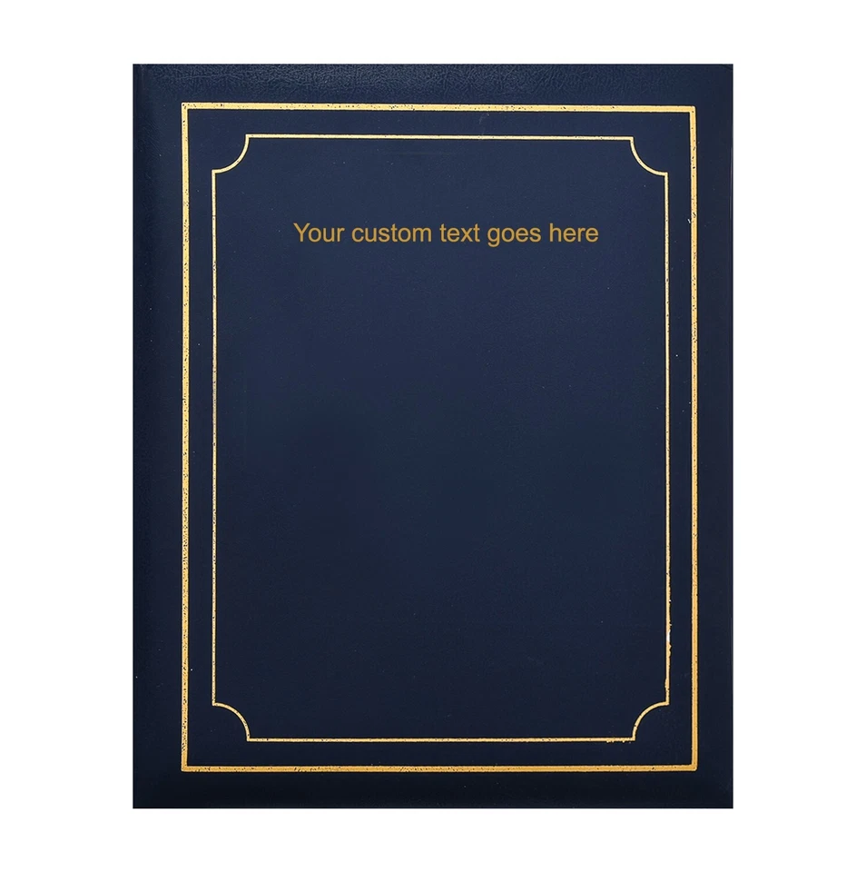 Personalised Text Deluxe Self Adhesive Ring Binder Photo Album 40 Sheets/80sides - Image 1 of 1