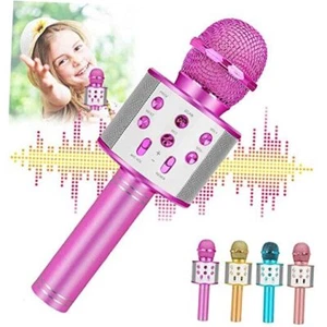 Kids Karaoke Microphone for Girl Toys: Christmas Birthday Gifts Ideas Purple - Picture 1 of 8