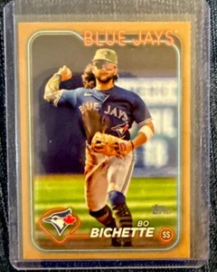 2024 Topps Series 2 Bo Bichette Gold Border Parallel /2024 #563 Blue Jays SP - Picture 1 of 4