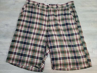 American Living Mens Sz 36 Chino Shorts Multicolor Plaid Waist Sz 36 - Image 1 of 4