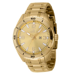 Invicta Men's 44mm PRO DIVER Scuba Chronograph Gold Dial Watch - Picture 1 of 2
