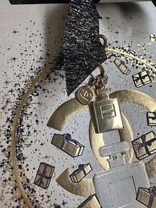 CHANEL BOTTLE CHARM Gold Charm, Double Design, Beauty Charm Gift - Picture 1 of 6
