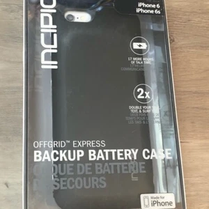 Incipio OffGRID Express Backup Battery Charging Case for iPhone 6 / 6s - BLACK - Picture 1 of 2