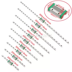 3D Printer Block DIY 12mm Miniature Linear Slide Rail Guide + MGN12H Sliding - Picture 1 of 22