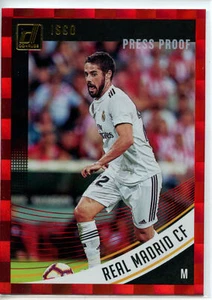 2018-19 Donruss RED PRESS PROOF Parallel #27 Isco - Real Madrid CF Qty - Picture 1 of 2