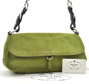 prada suede bolsa