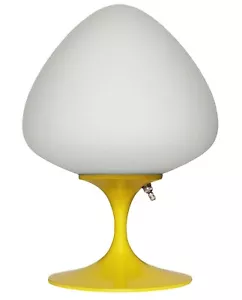 Stemlite Table Lamp by Designline in Lemon Yellow - Mid Century Retro Lamps - Picture 1 of 5