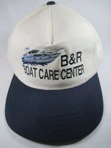 Cappello Berretto Baseball Regolabile B&R Boat Care Center Racing Bianco - Foto 1 di 12