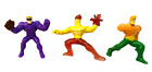 Batman The Brave & The Bold Mini Figures Lot Of 3 McDonalds Happy Meal Toys 2011